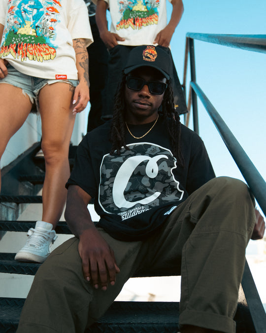 Cookies x Your Highness Camo C Bite Black T-Shirt