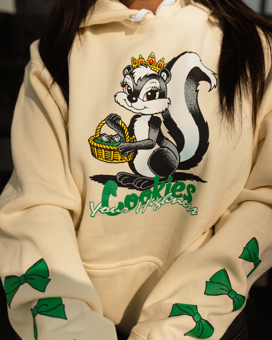 Cookies x Your Highness Little Stinker Hoodie Cream