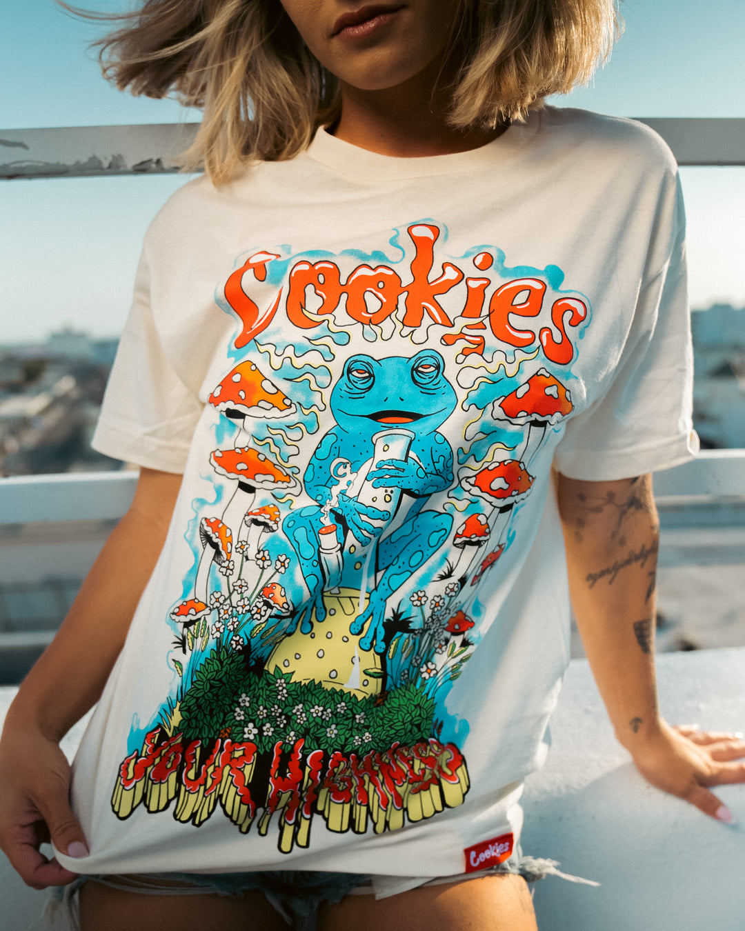 Cookies x Your Highness Swamp Lord Tee Natural