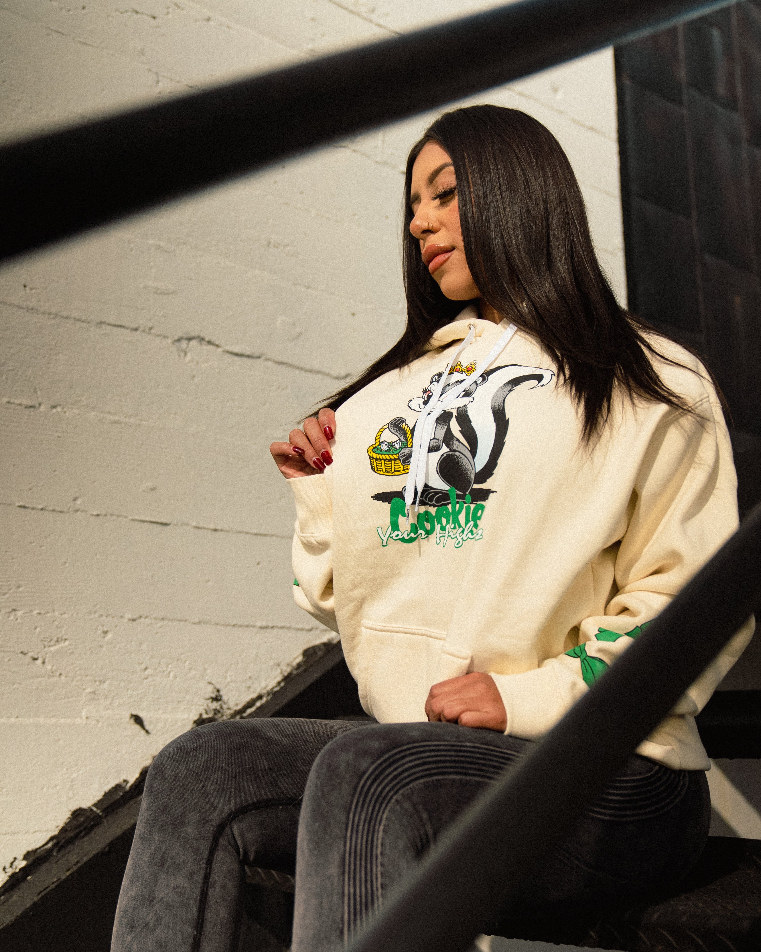 Cookies x Your Highness Little Stinker Hoodie Cream – Your Cookies x Your Highness Little Stinker Hoodie Cream – Your