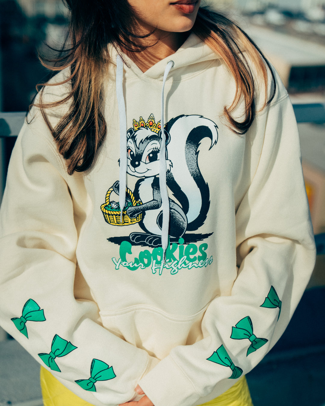 Cookies x Your Highness Little Stinker Hoodie Cream