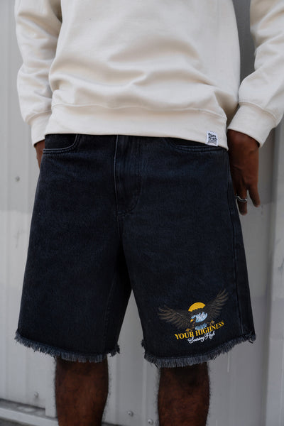 Soaring High Jorts Black