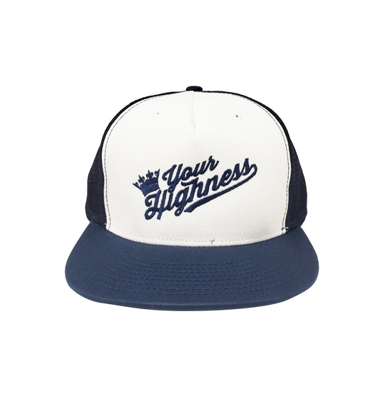 Crown Logo Navy / White Mesh Hat