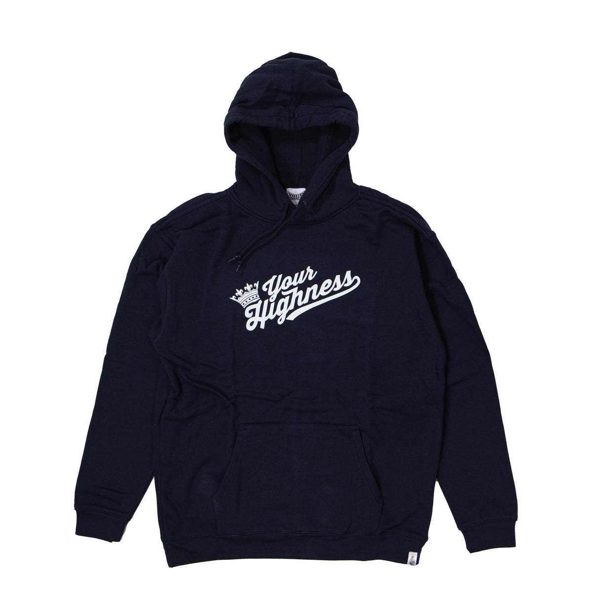 Crown Logo Hoodie Black