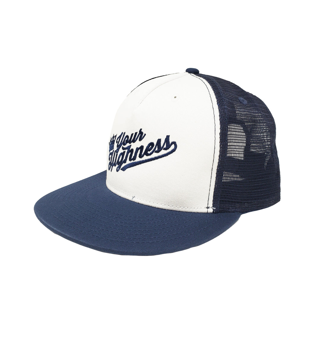 Crown Logo Navy / White Mesh Hat