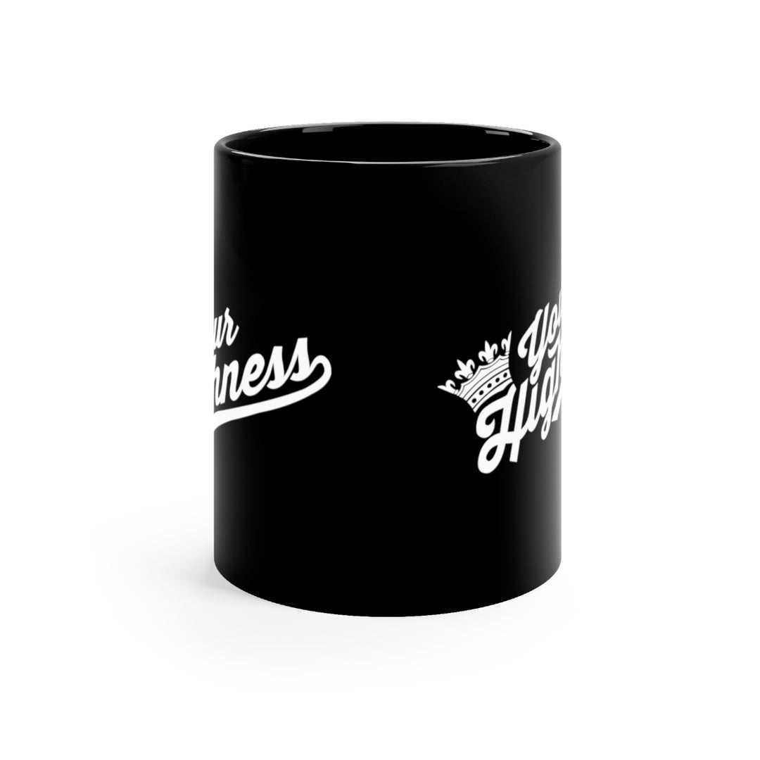 Crown Logo Black Mug