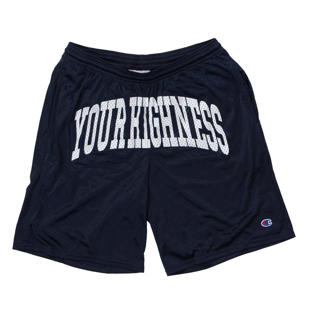 Graduate Logo Mesh Shorts Navy