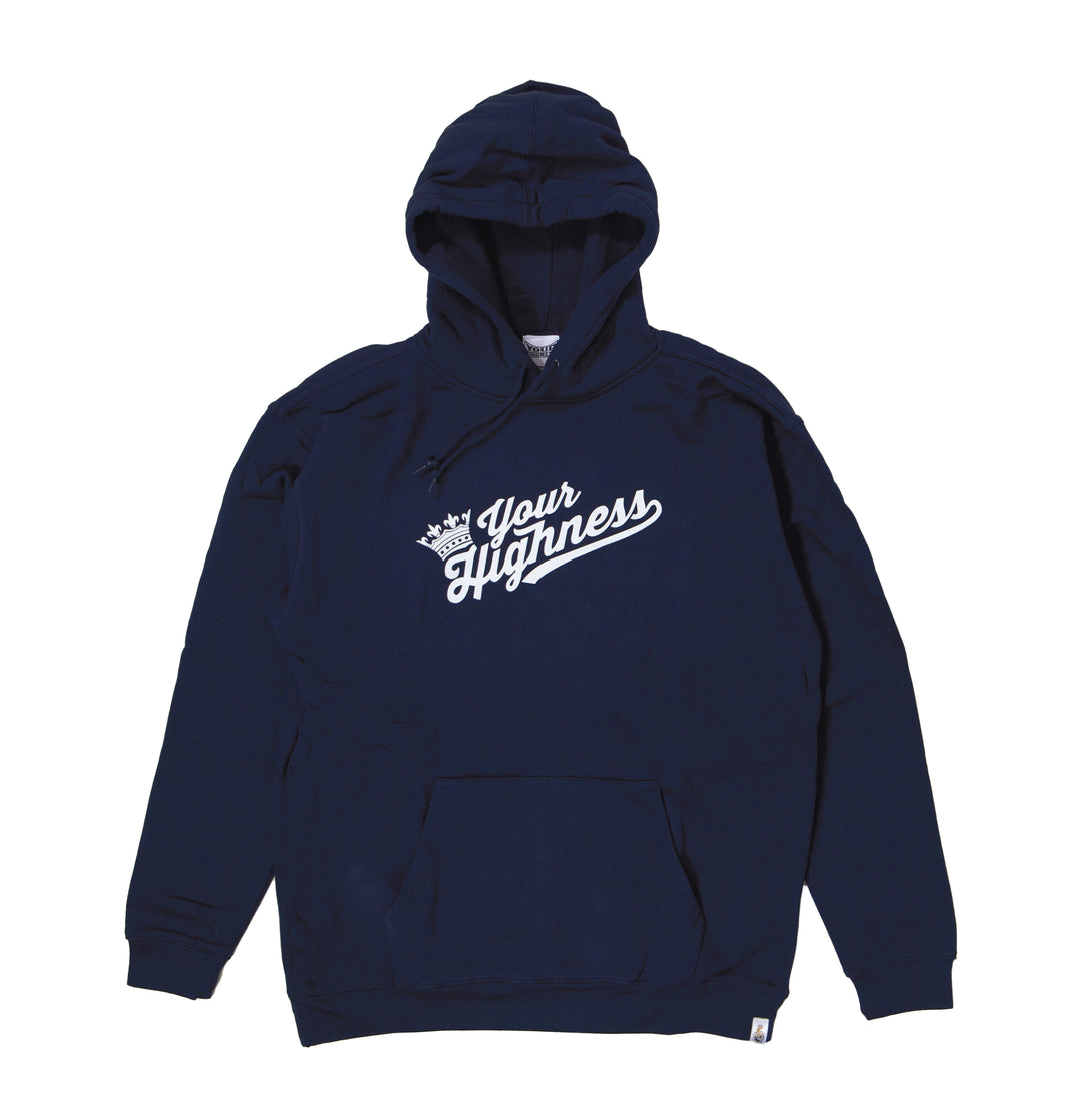 Crown Logo Hoodie Navy