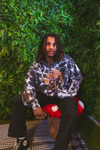 Fire Walker Tie Dye Hoodie, alternate view 3