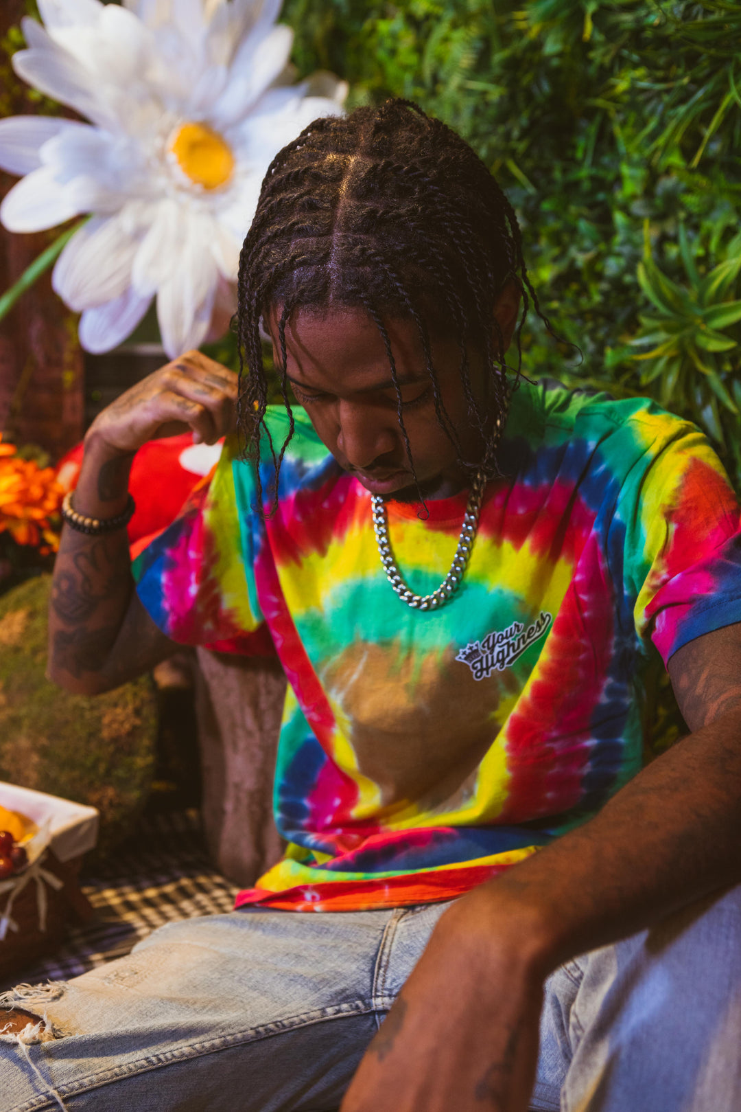 Mushroom Dye Crown Logo Tee