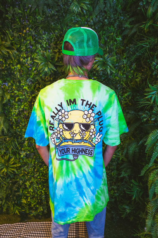 Radiation Tie Dye Tee Blue