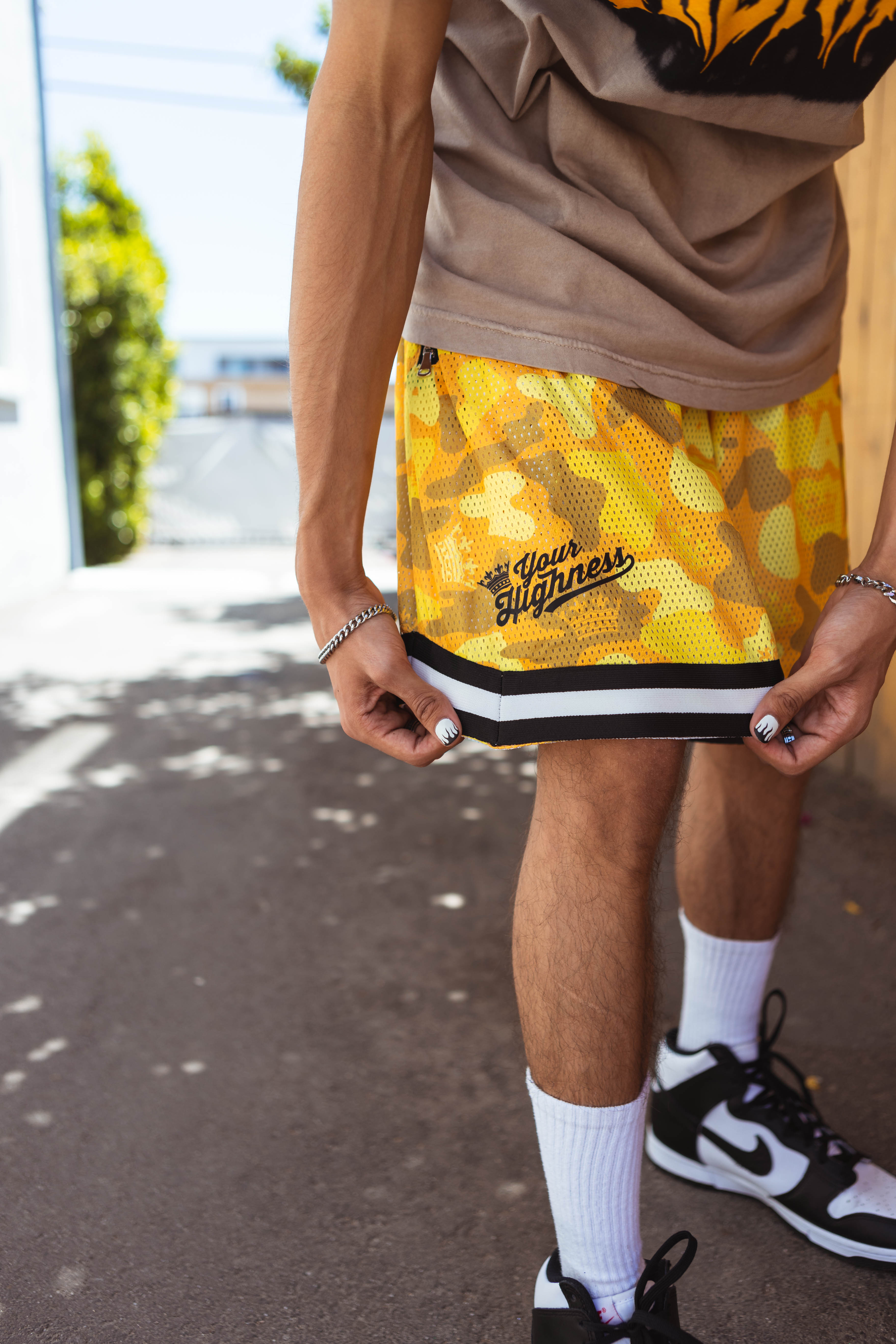 HW Camo Mesh Shorts