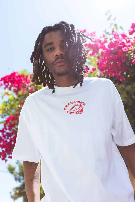 Trap Hard Tee White