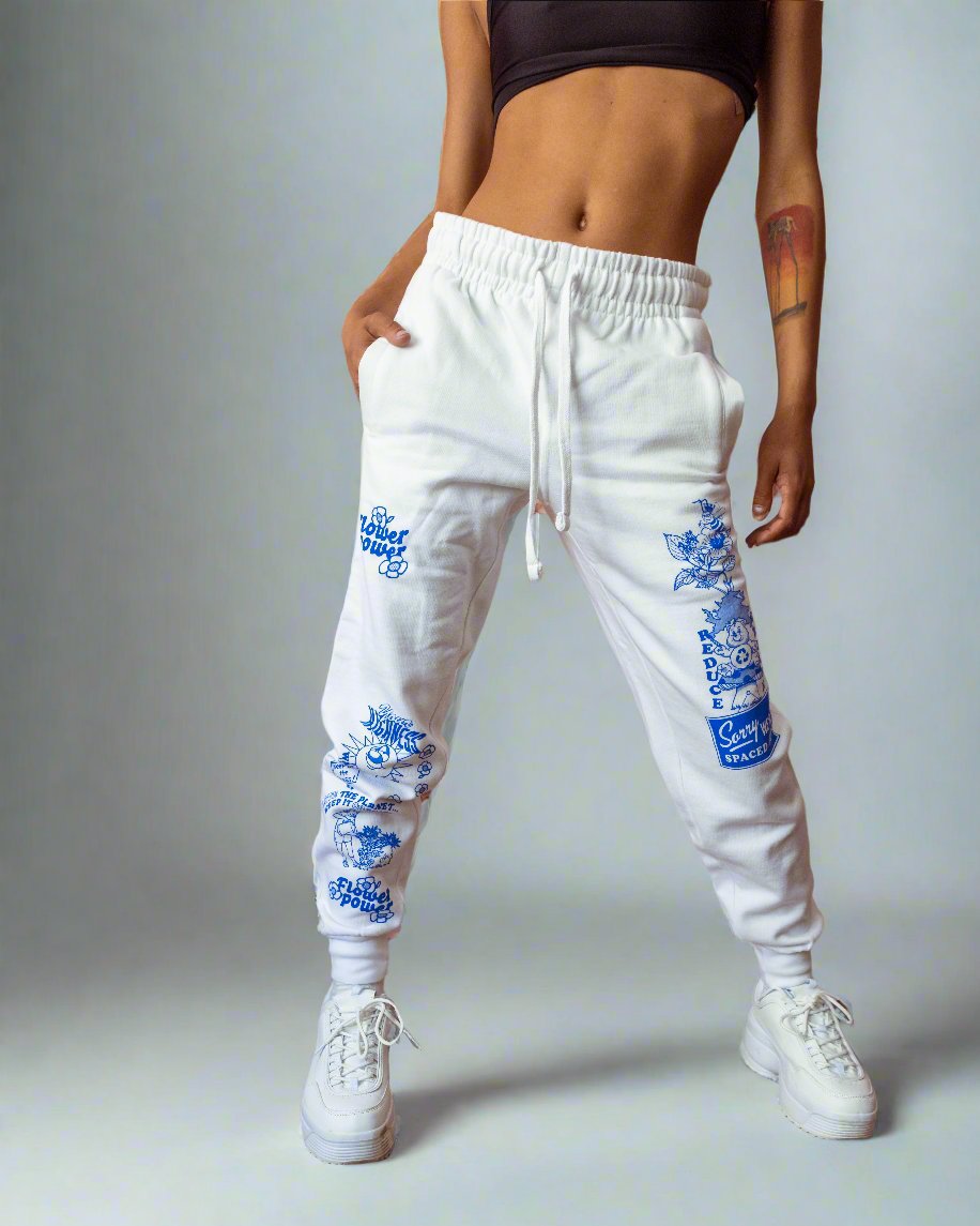 Garden Party Sweatpant White