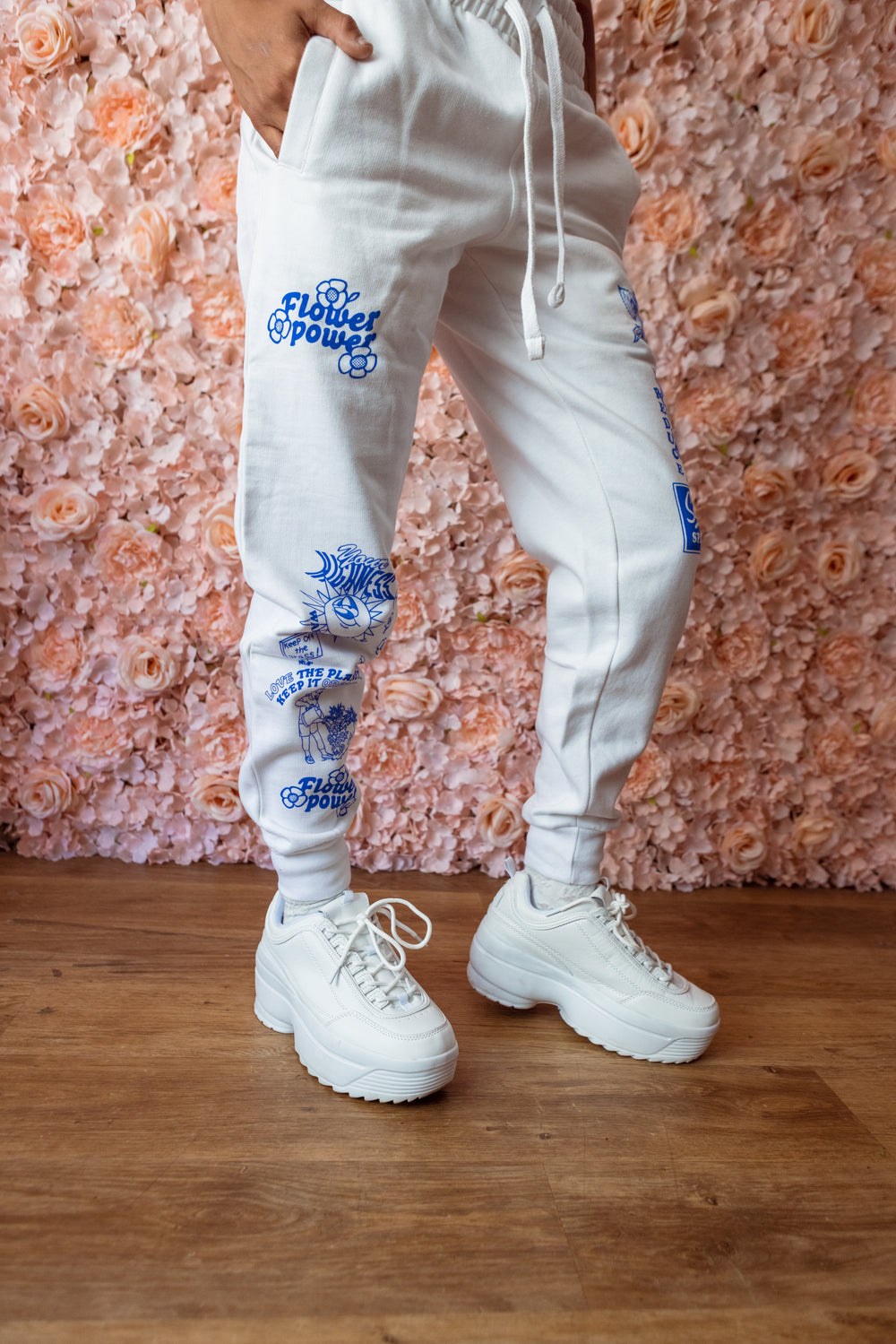 Garden Party Sweatpant White