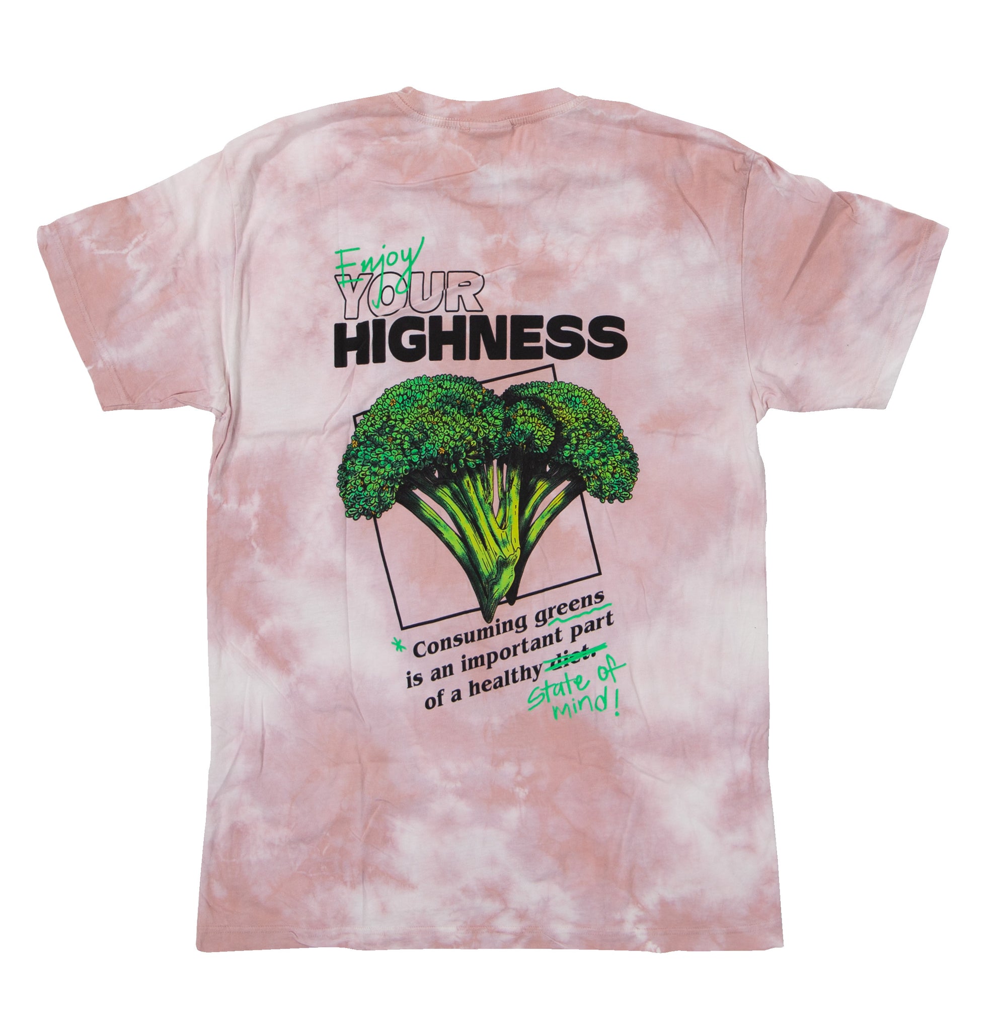 Broccoli Pink Wash Tee