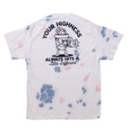 Hits Different White Tie Dye Tee