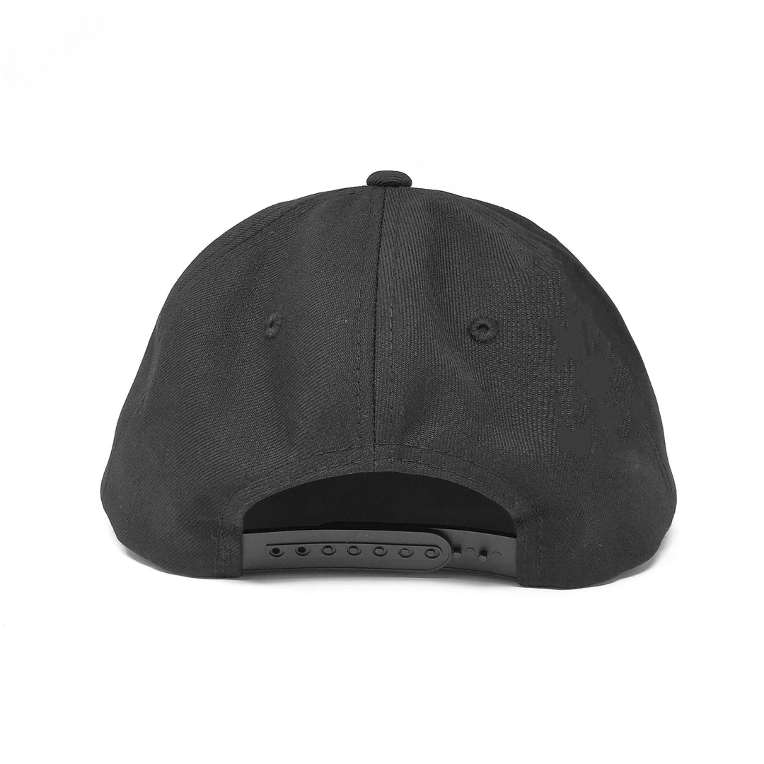 Crown Logo Black Snapback Hat