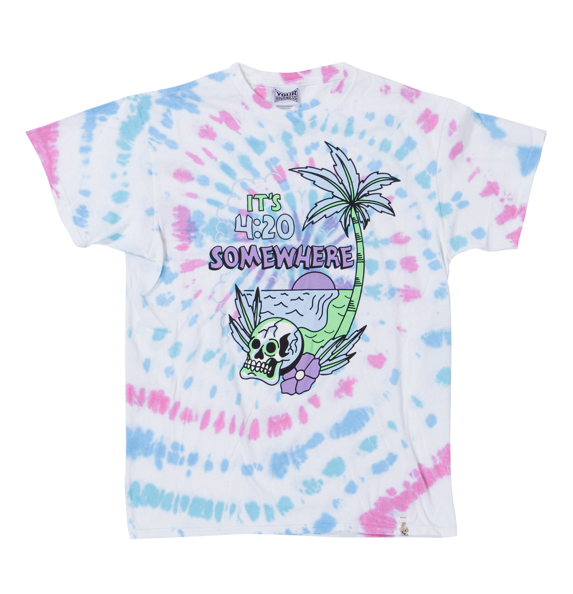 420 Somewhere Tie Dye Tee