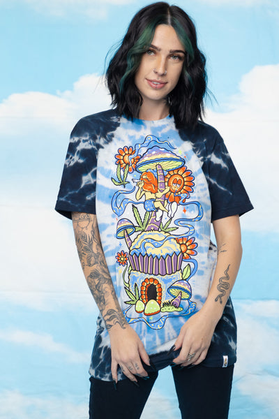 Gnome Home Tie Dye Black SST