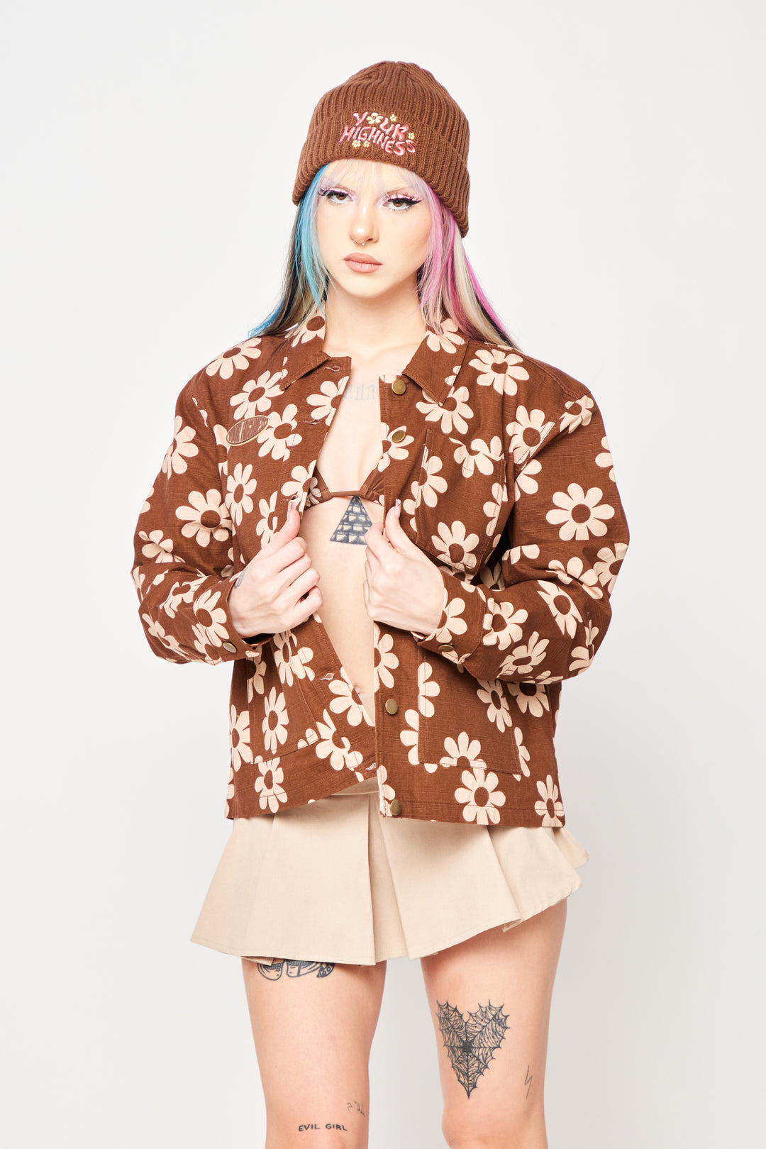 Hazy Dazy Chore Jacket Brown