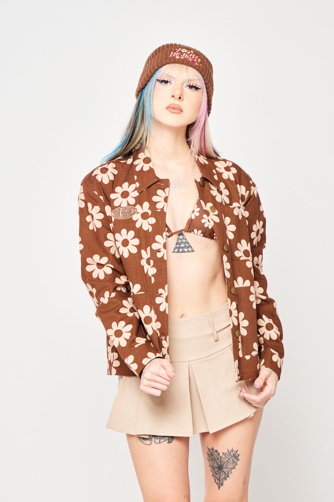 Hazy Dazy Chore Jacket Brown