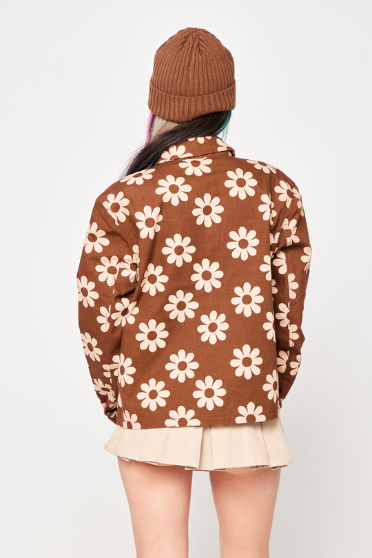 Hazy Dazy Chore Jacket Brown