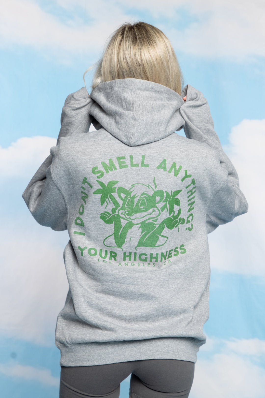 Skunk'd Hoodie Heather Grey