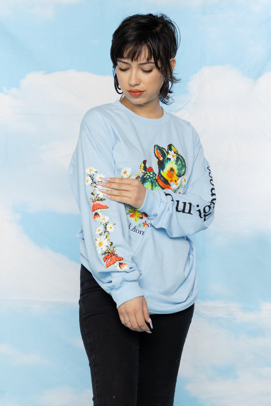 Smokin Legal L/S Light Blue