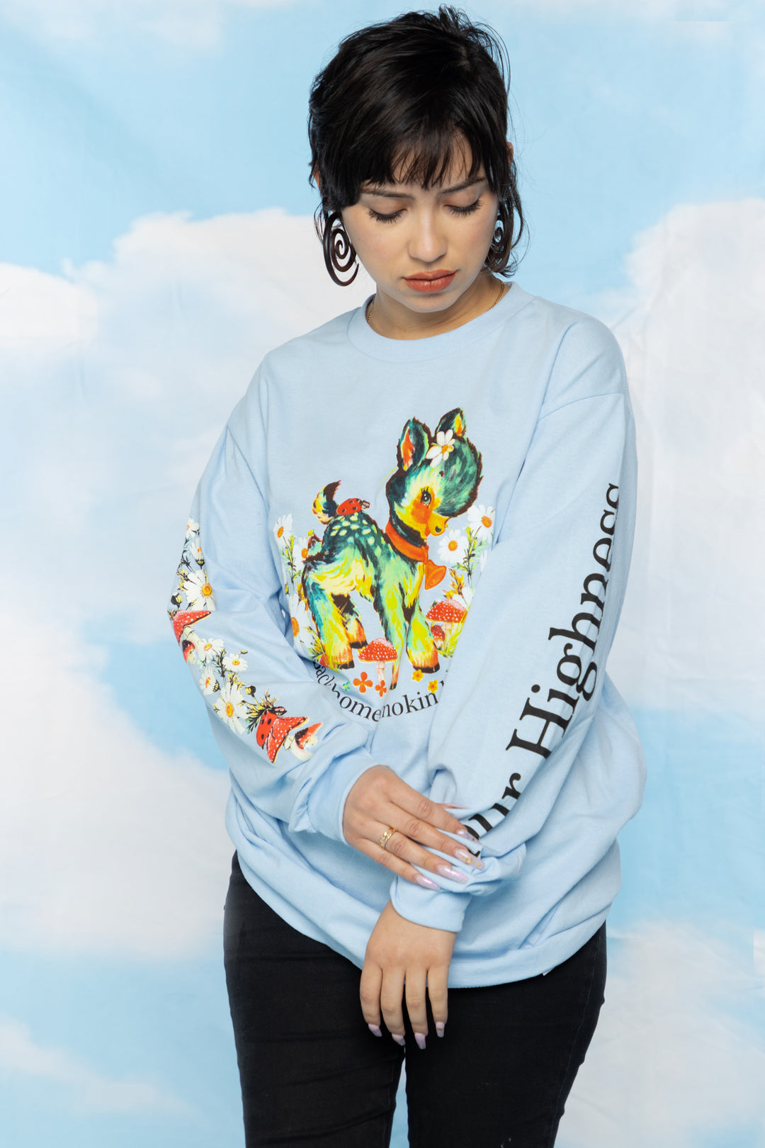 Smokin Legal L/S Light Blue