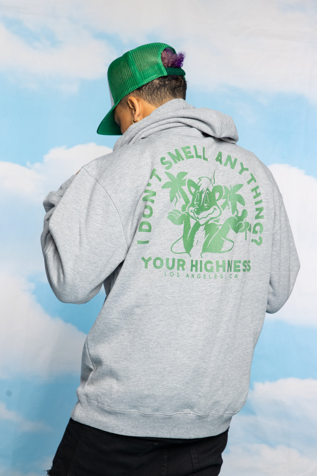 Skunk'd Hoodie Heather Grey