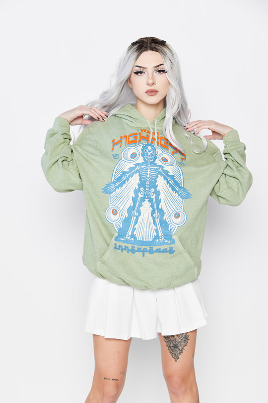 Inner Peace Hoodie Green