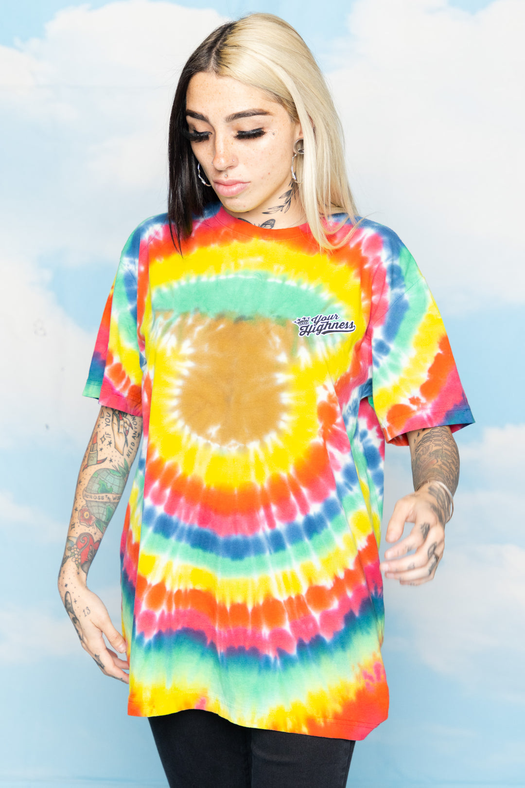 Mushroom Dye Crown Logo Tee