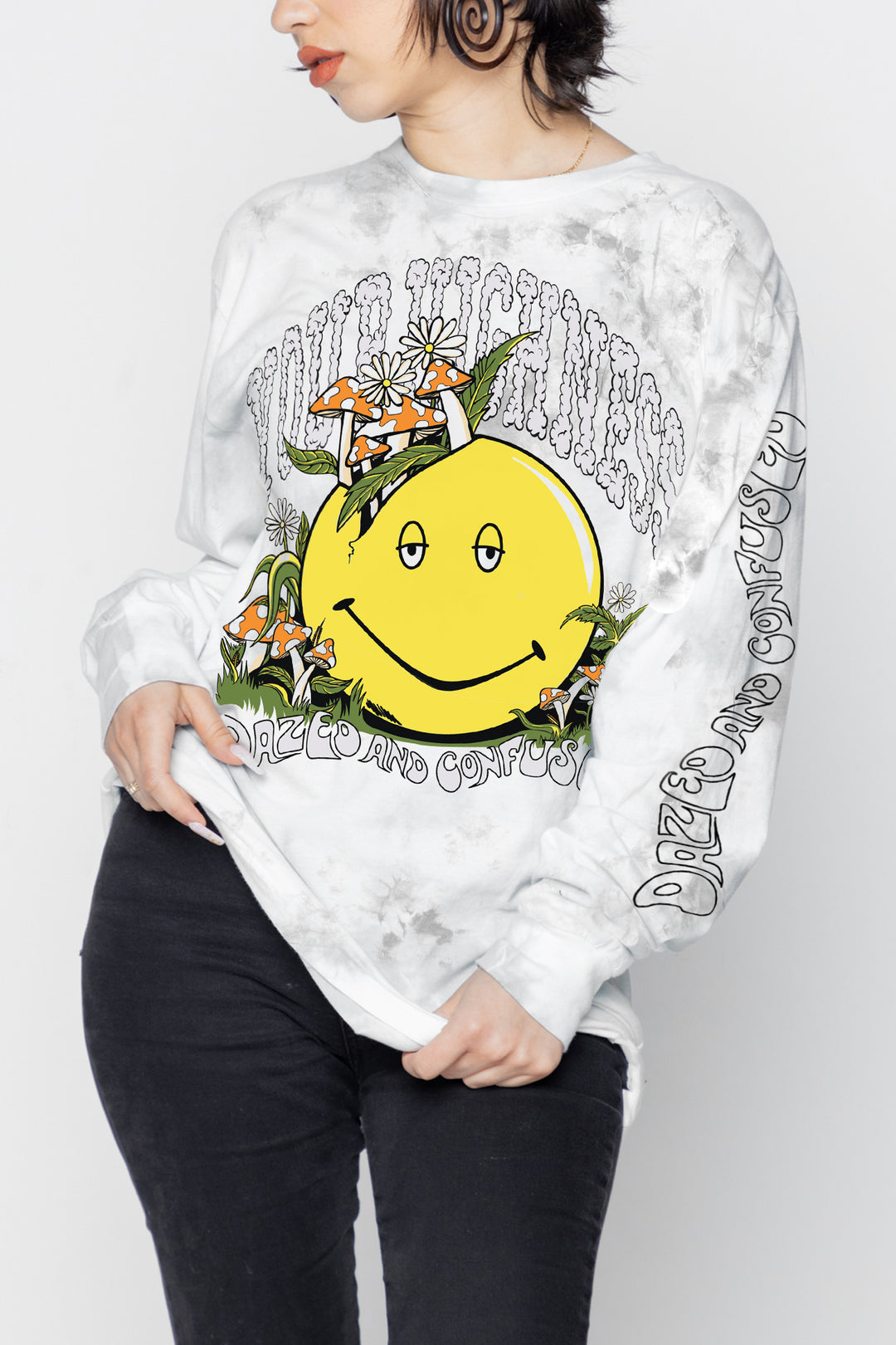 Dazed and Blazed L/S Grey