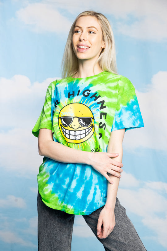 Radiation Tie Dye Tee Blue