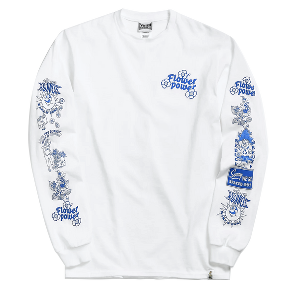 Flower Power L/S White