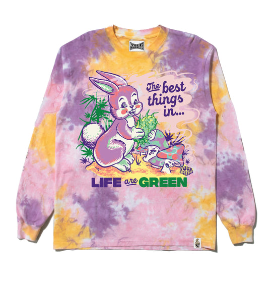 Green Life Tie Dye L/S