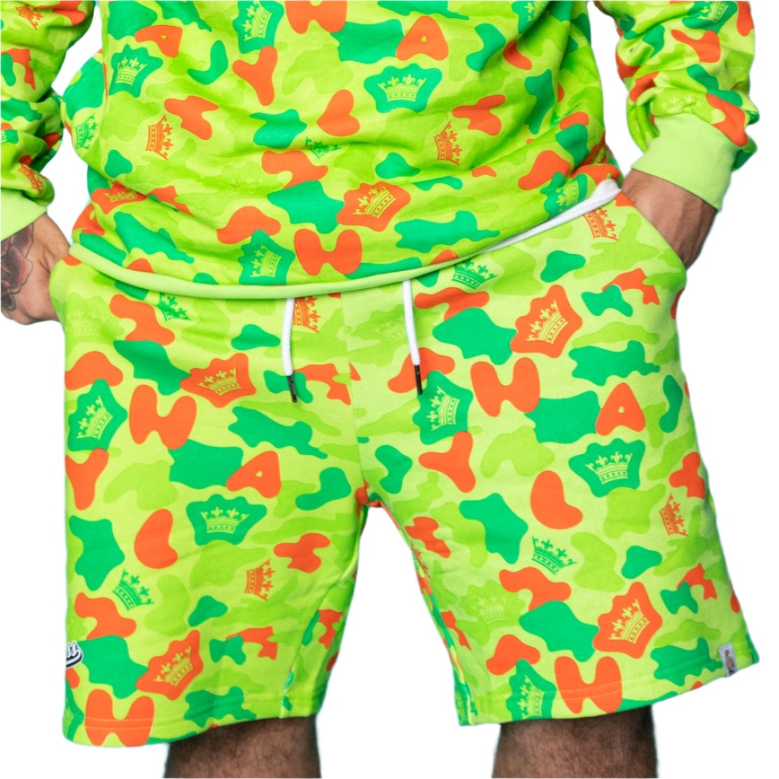 YH Camo Sweat Shorts – Your Highness Clothing
