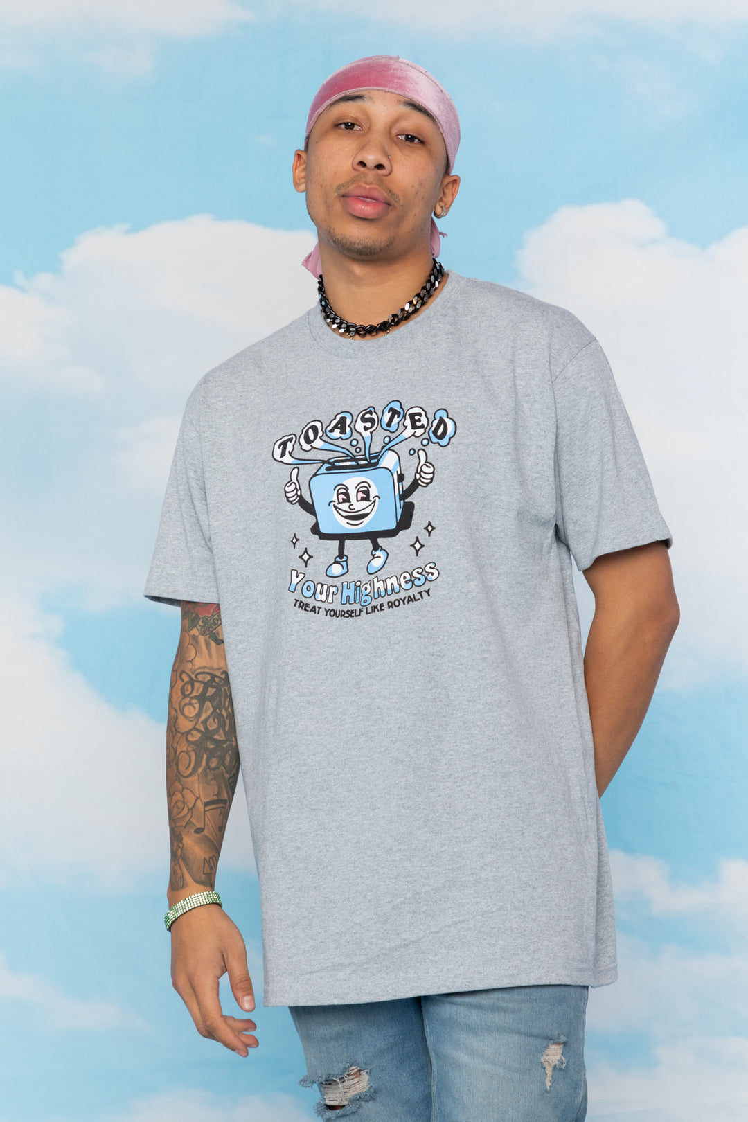 Toasted Tee Ash Grey