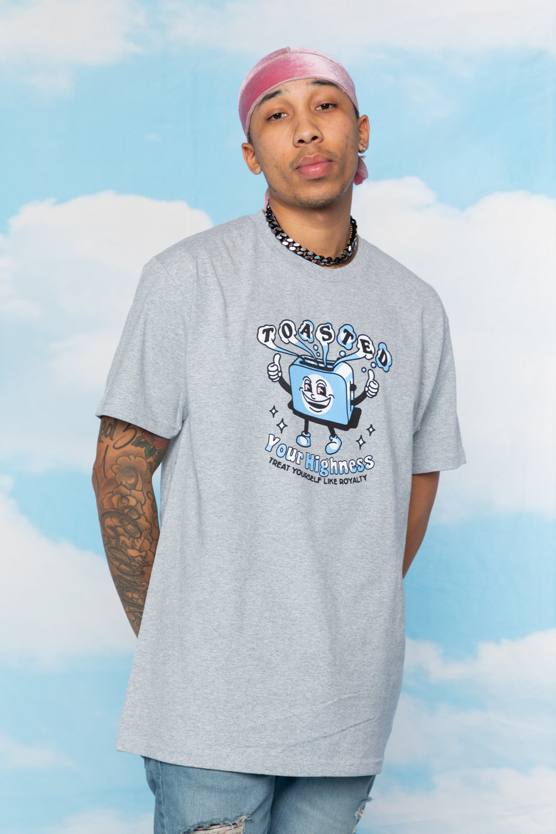 Toasted Tee Ash Grey