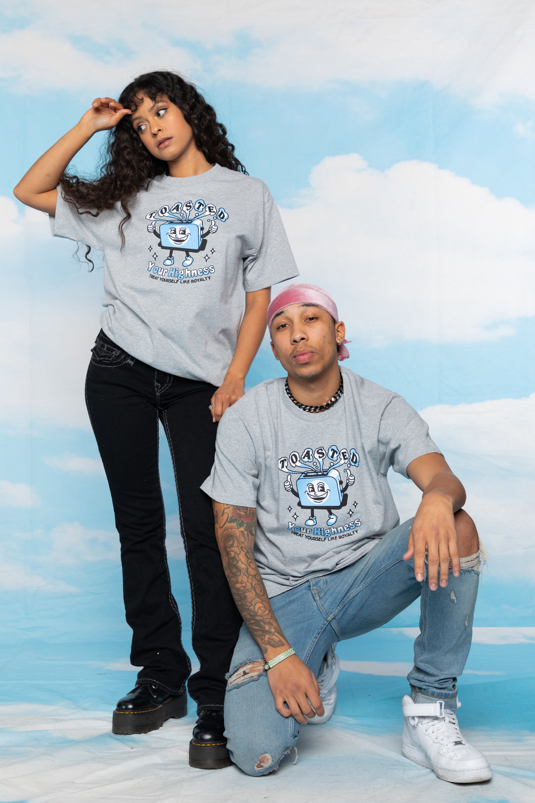 Toasted Tee Ash Grey