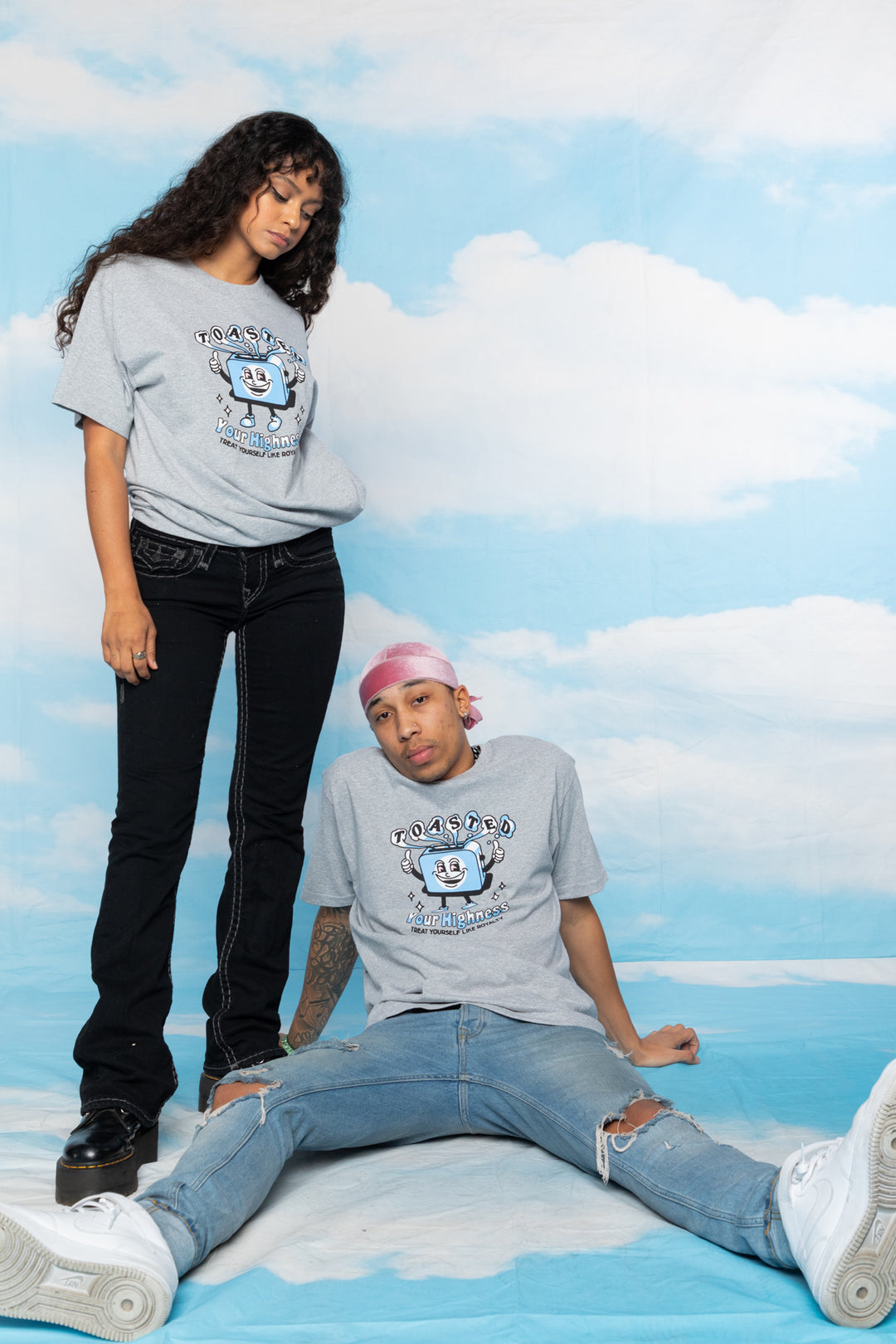 Toasted Tee Ash Grey