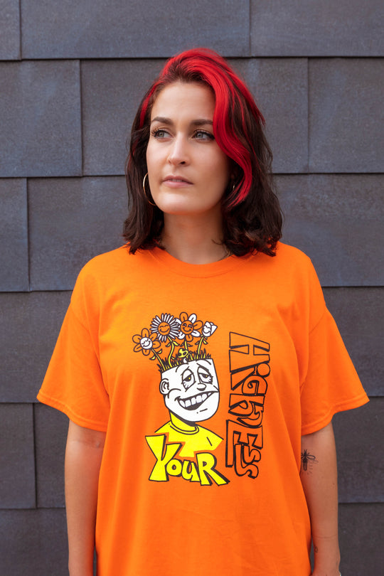 Weedhead Tee Orange