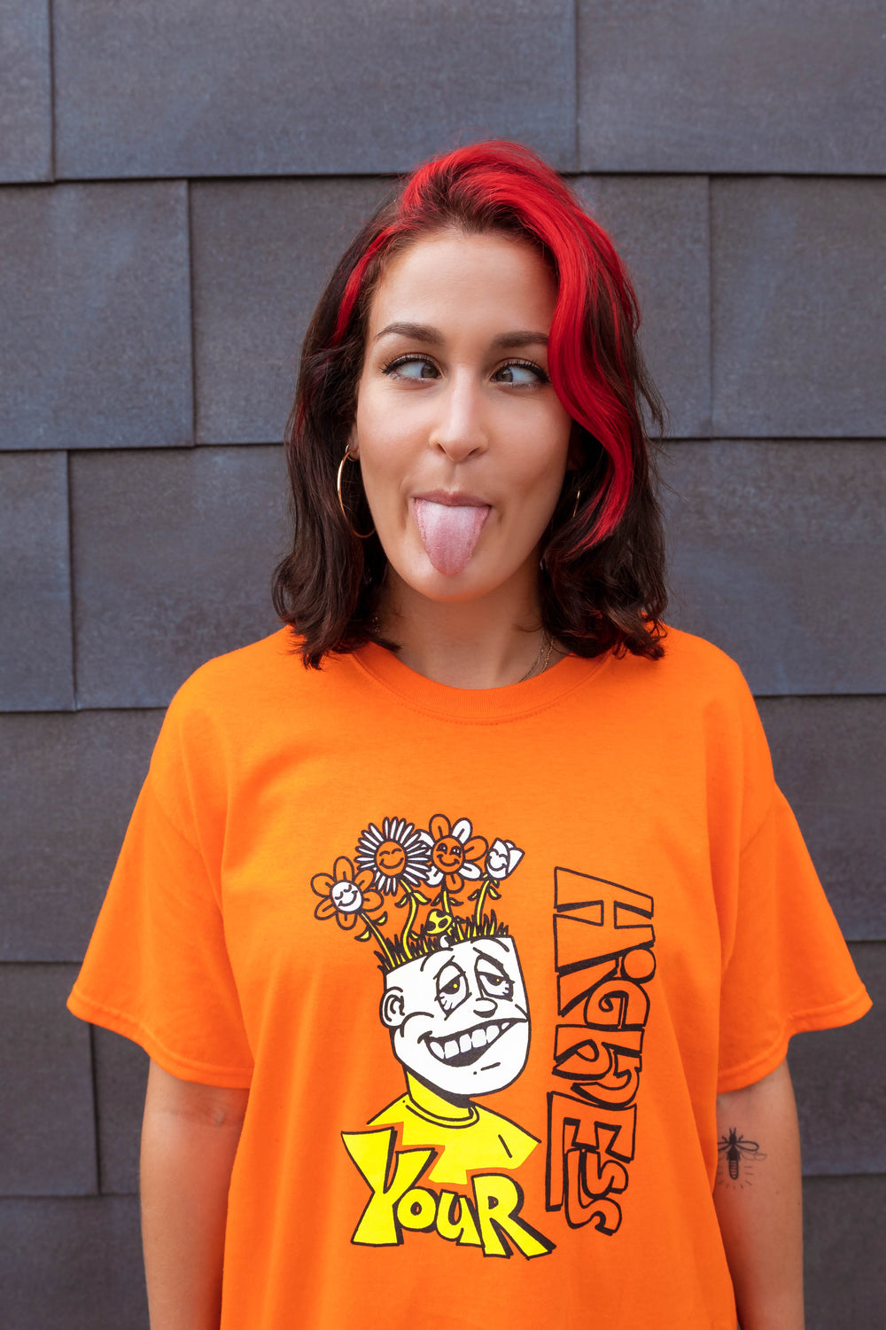 Weedhead Tee Orange