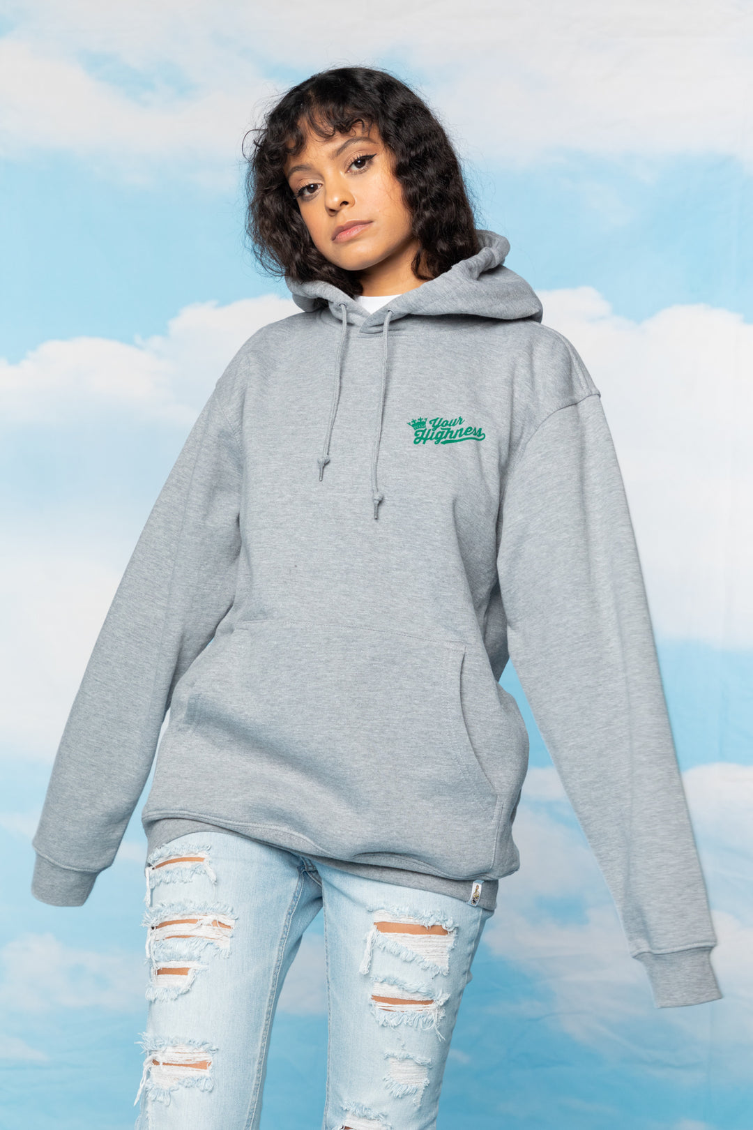 Skunk'd Hoodie Heather Grey