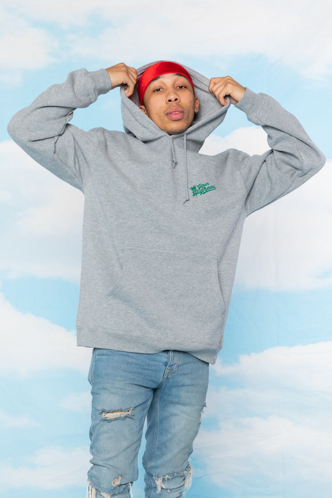 Skunk'd Hoodie Heather Grey