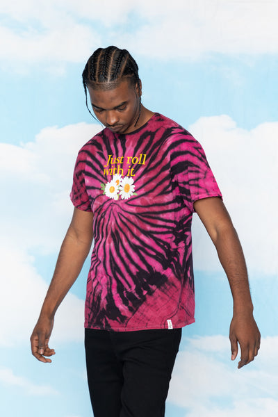 Roll With It Tee Pink
