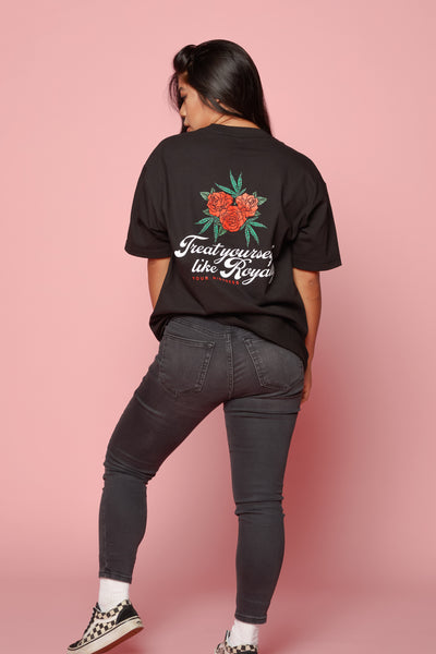 Treat Yourself Tee Black