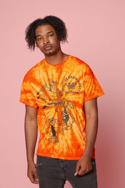 Brain Waves Tie Dye Tee