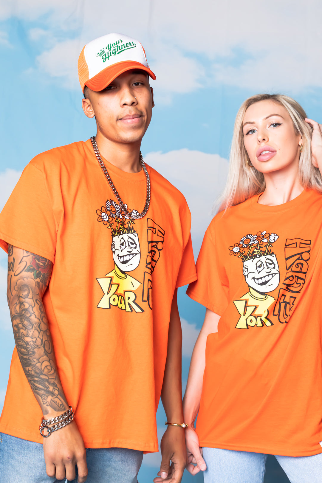 Weedhead Tee Orange